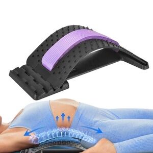 Back Stretcher Lumbar Support Spine Relief Spine Rejuvenator Purple NEW!